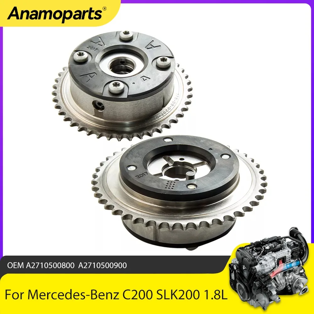 Kit piñones sincronización admisión/escape con ajustador Mercedes W203
