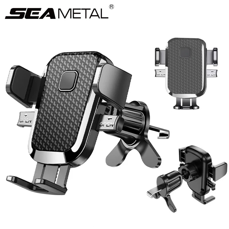 Soporte smartphone SEAMETAL con salida de aire – universal para coche