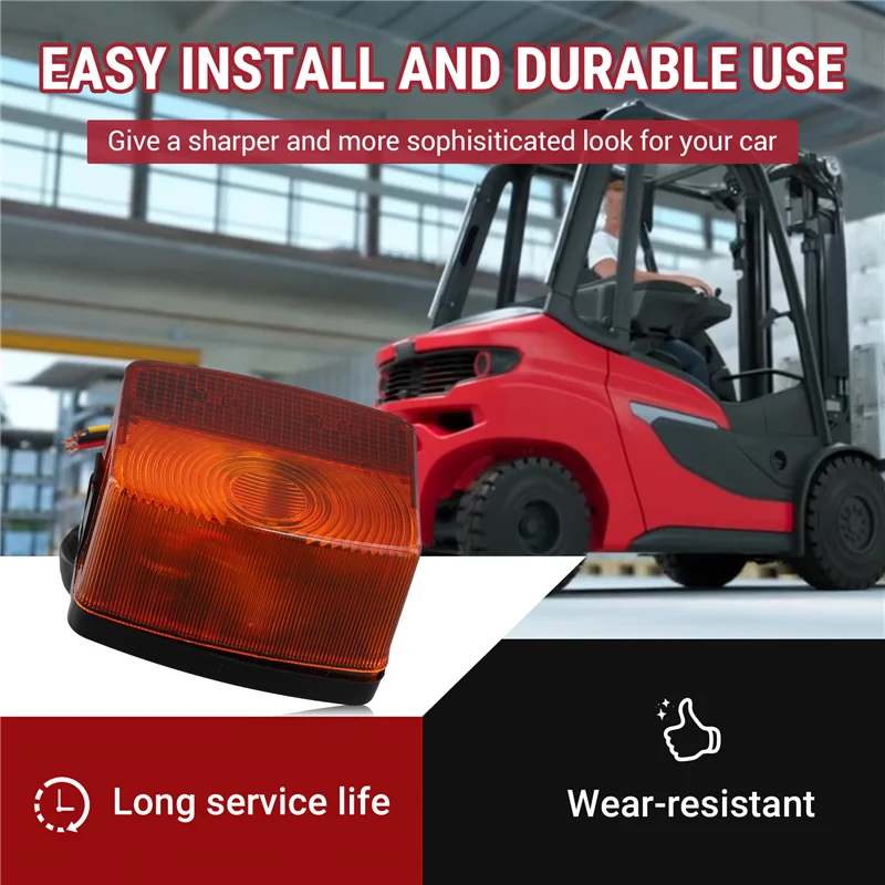 Luz trasera de 12V para carretilla elevadora Linde 335 351, conjunto de lámpara de parada de trabajo 0009740225 0009740226
