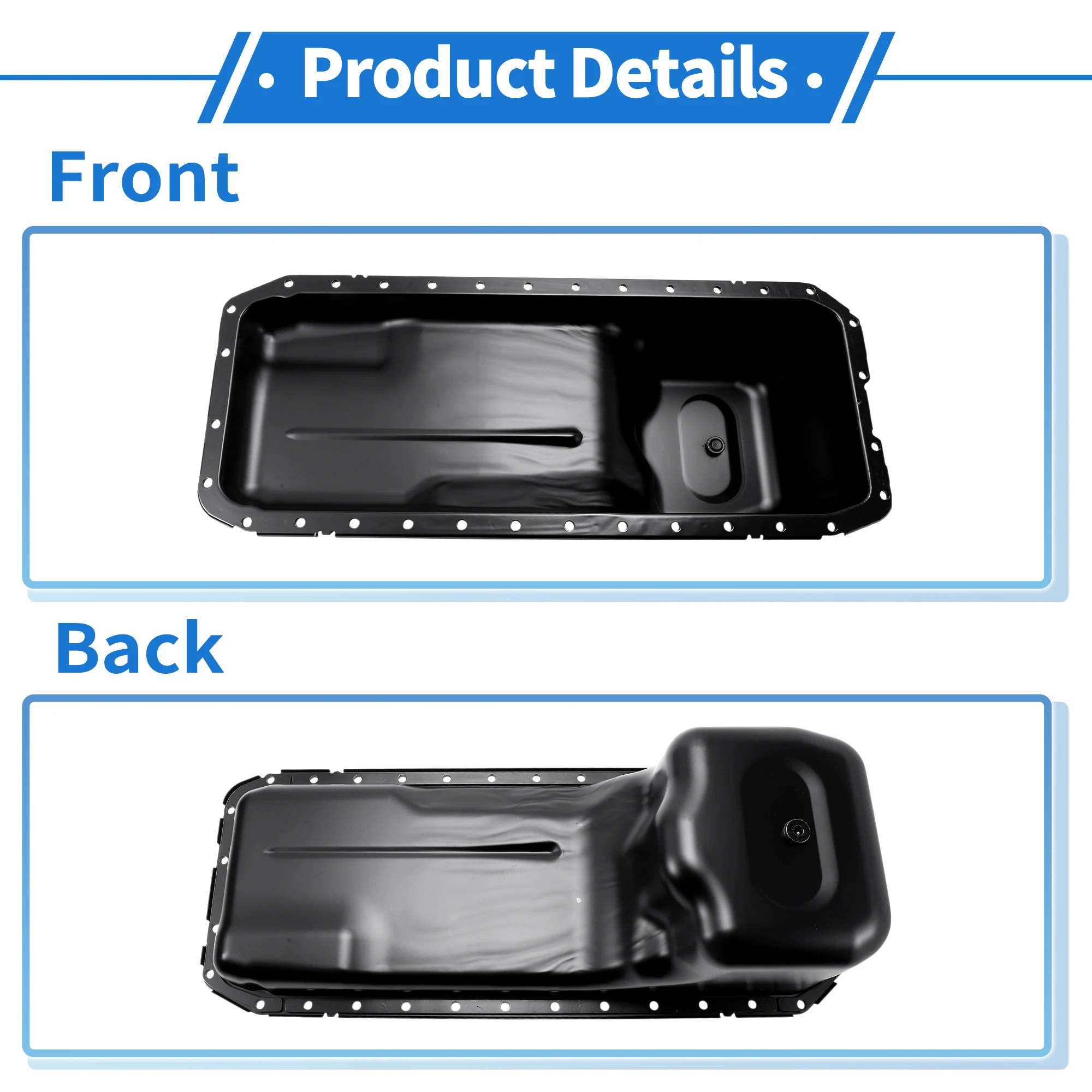 Cárter de aceite UXCELL 5086855AA para Dodge Ram 2500/3500/4500/5500 - imagen 4