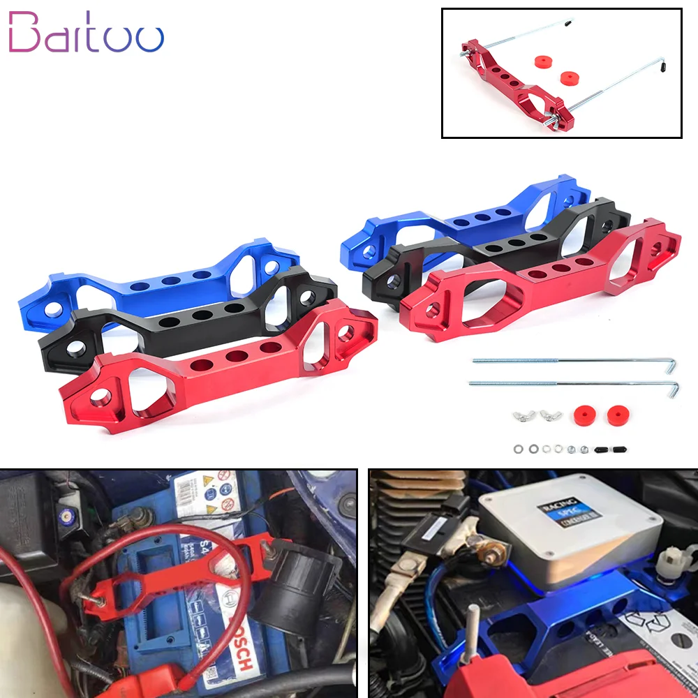 Soporte de batería de aluminio – abrazadera universal para coche