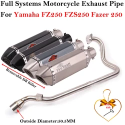 Escape Slip-On Yamaha FZ/FZS Fazer 250 con db killer y enlace