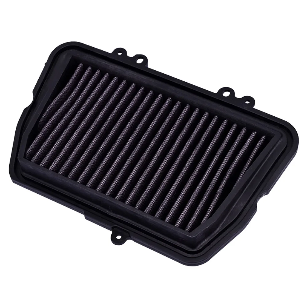 Filtro de aire para Triumph 800 Tiger visto desde ángulo superior
