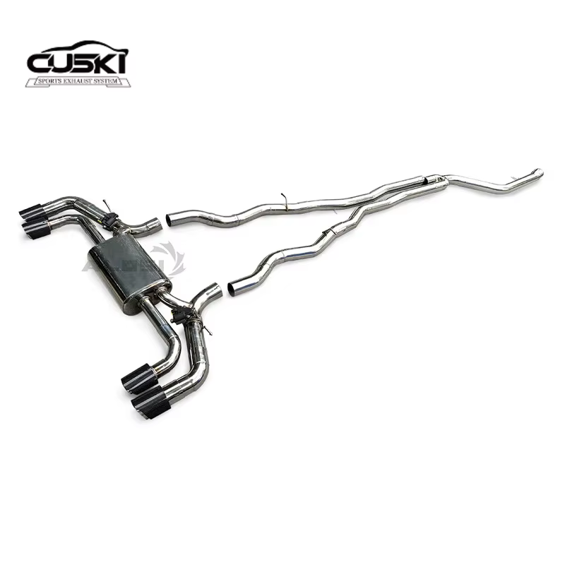 Línea de escape cat-back con válvula para BMW 530i/525i G30 B48