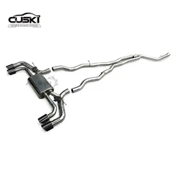 Línea de escape cat-back con válvula para BMW 530i/525i G30 B48