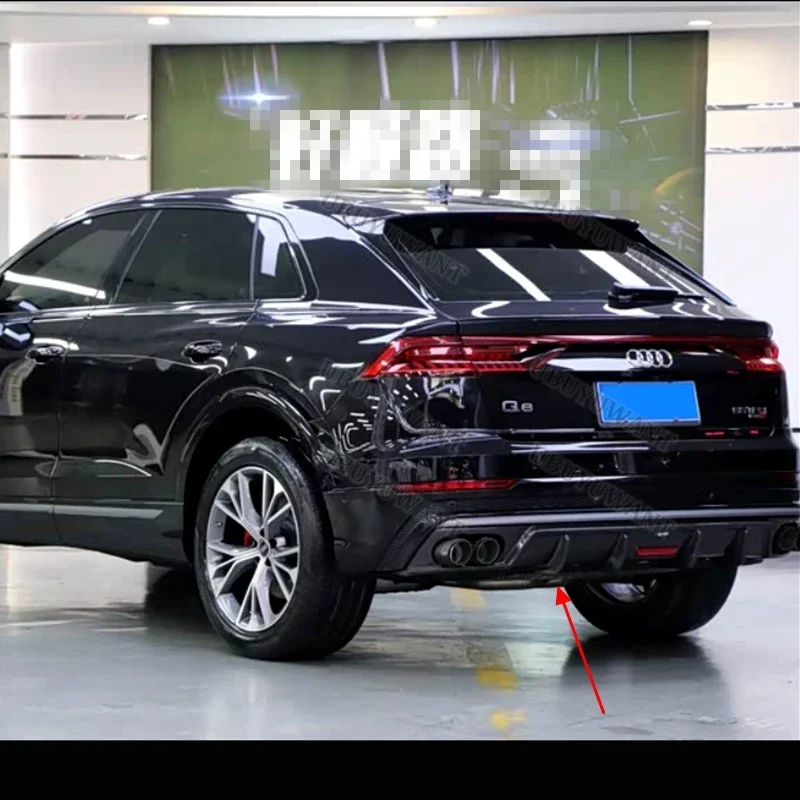 Alerón trasero fibra de carbono Audi Q8 SQ8 2019-2023 – Negro mate - imagen 3