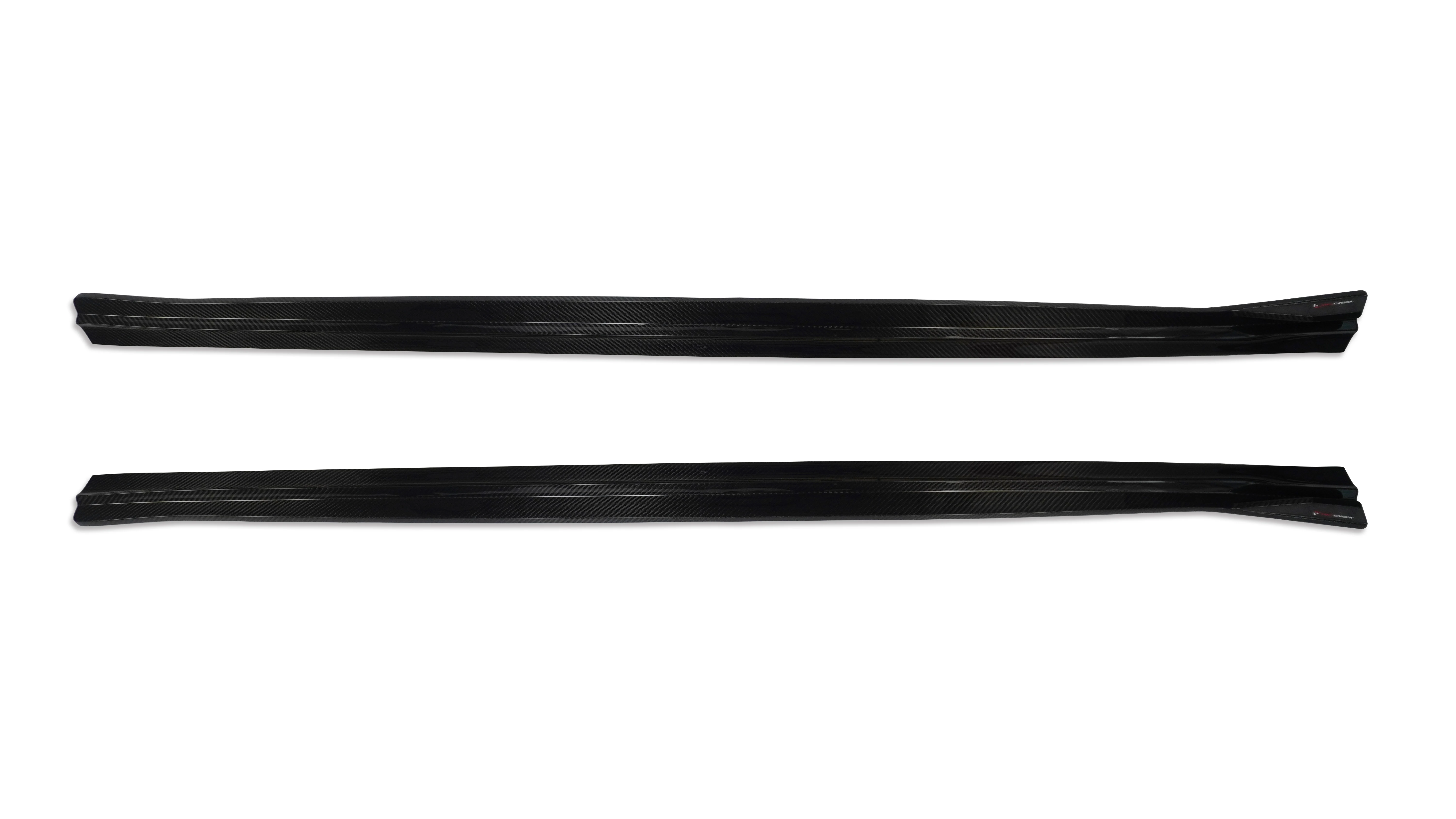 Falda lateral de fibra de carbono para BMW M2 F87 kit carrocería