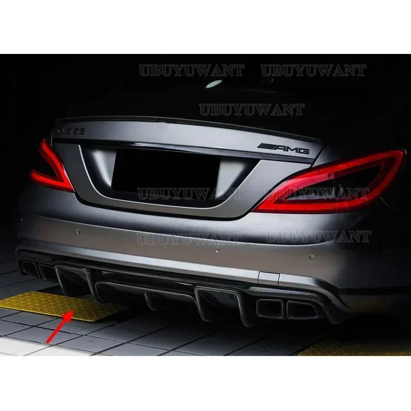 Difusor trasero de fibra de carbono Mercedes-Benz CLS W218 CLS350 CLS400 - imagen 3