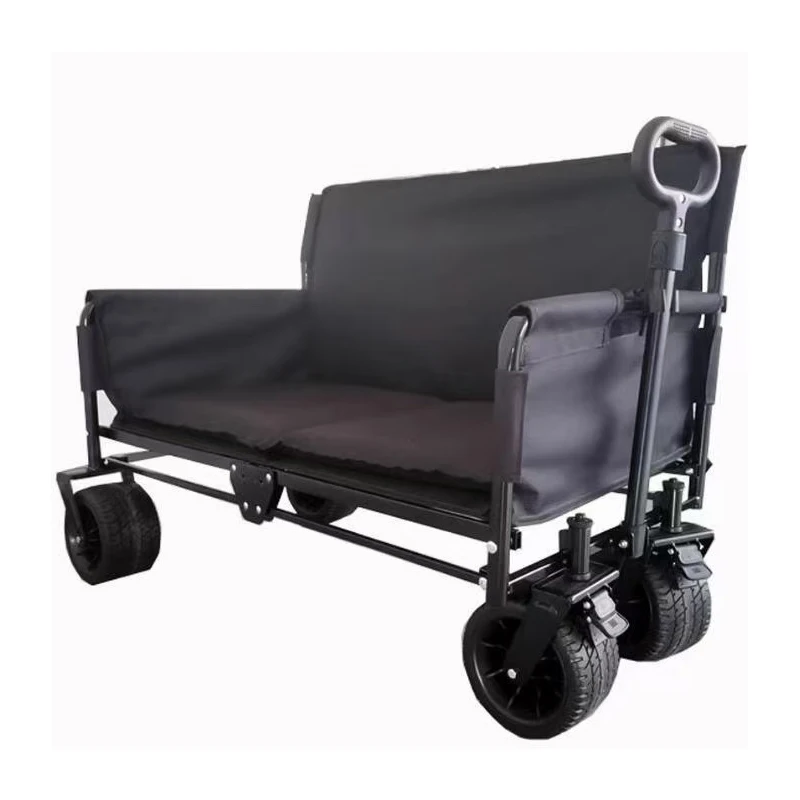 Carro plegable de pesca RV con ruedas grandes para exteriores - imagen 5