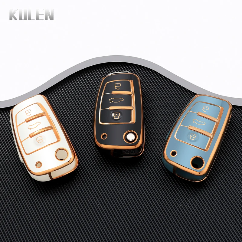 Funda para llave Audi de TPU – A1, A3, A4, A5, A6, Q3, Q5 y Q7 - imagen 3