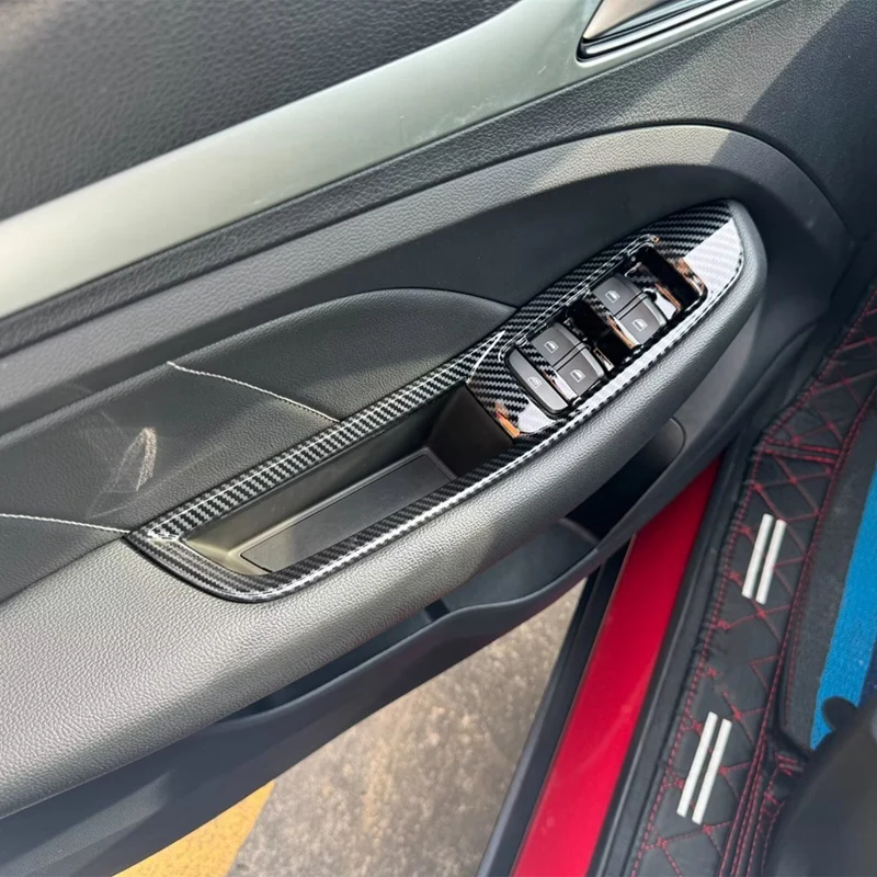 Embellecedor de elevalunas en fibra de carbono para MG ZS 2024 - imagen 2