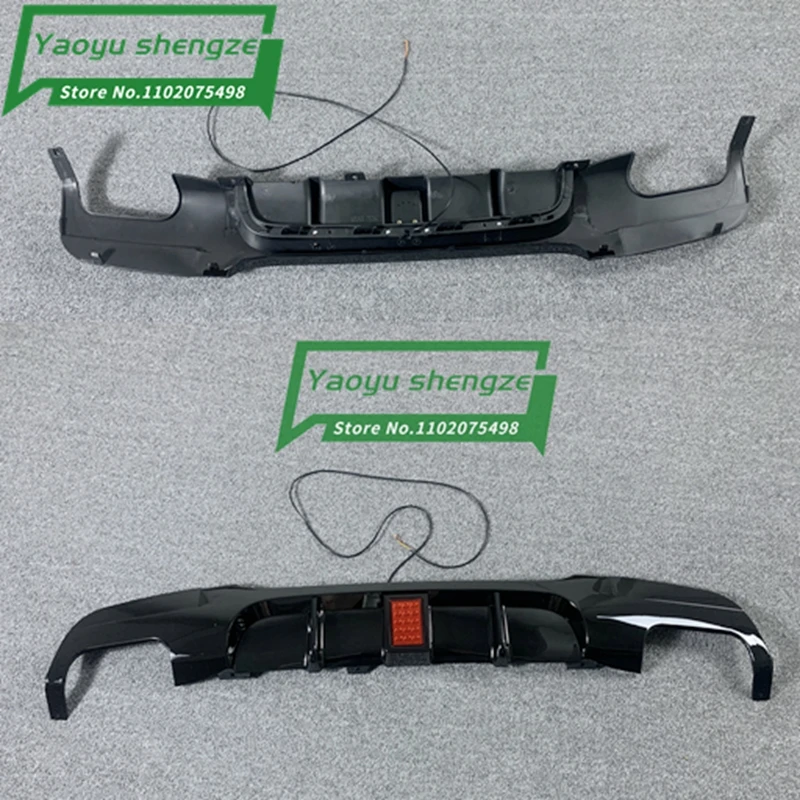Difusor trasero negro brillante para BMW Serie 3 E90