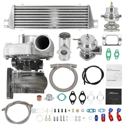 Kit turbocompresor T3/T4 universal con intercooler y wastegate