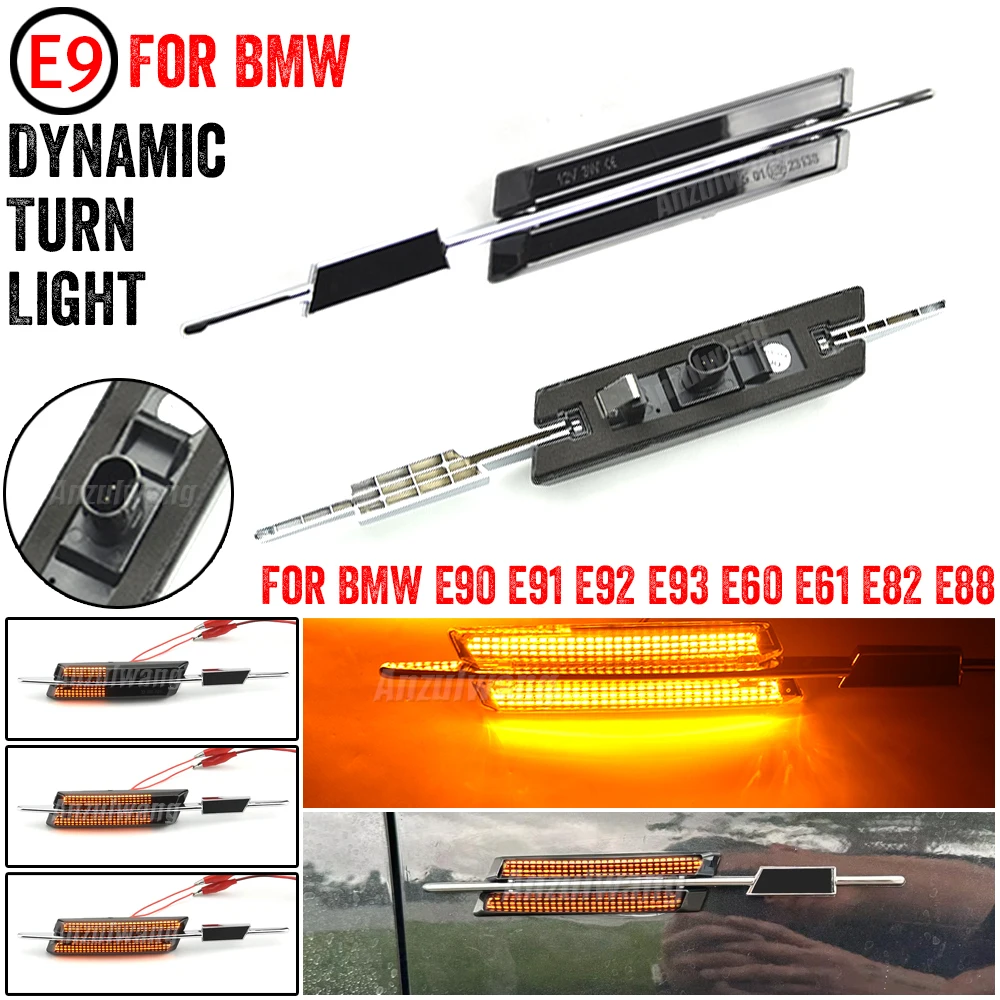 Lámparas LED posición dinámica secuencial para BMW E60 y E90