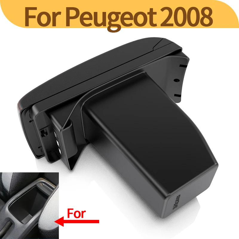 Reposabrazos central con compartimento y USB para Peugeot 2008 - imagen 2