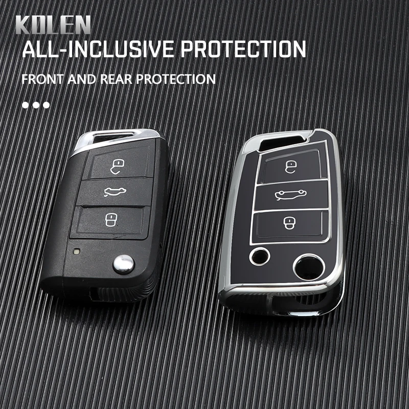 Funda llave compatible VW Golf 7 Tiguan SEAT Leon Skoda Octavia - imagen 5