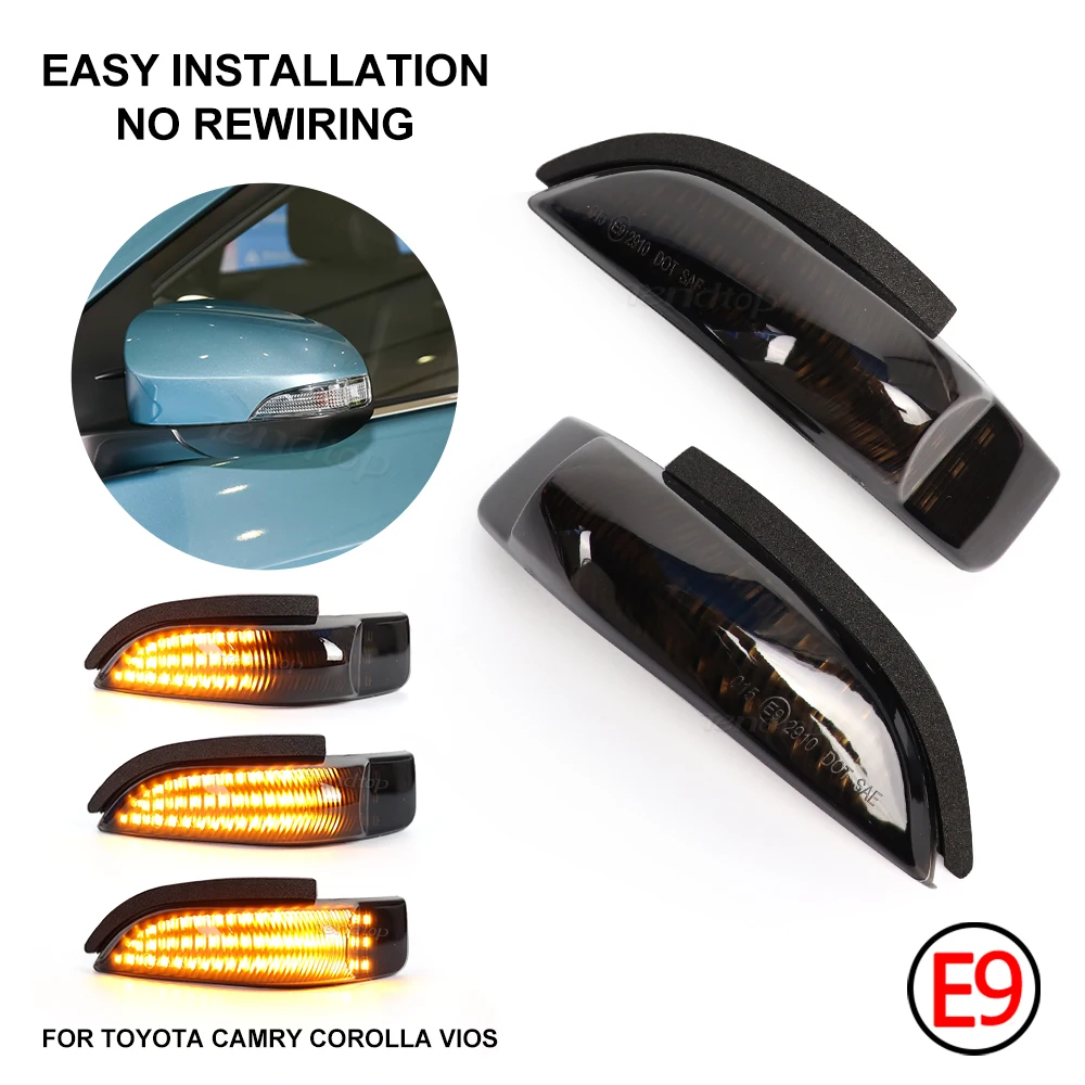 Intermitente LED dinámico universal para espejo retrovisor