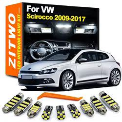 ZITWO Kit bombillas LED interior y maletero Canbus – VW Scirocco R