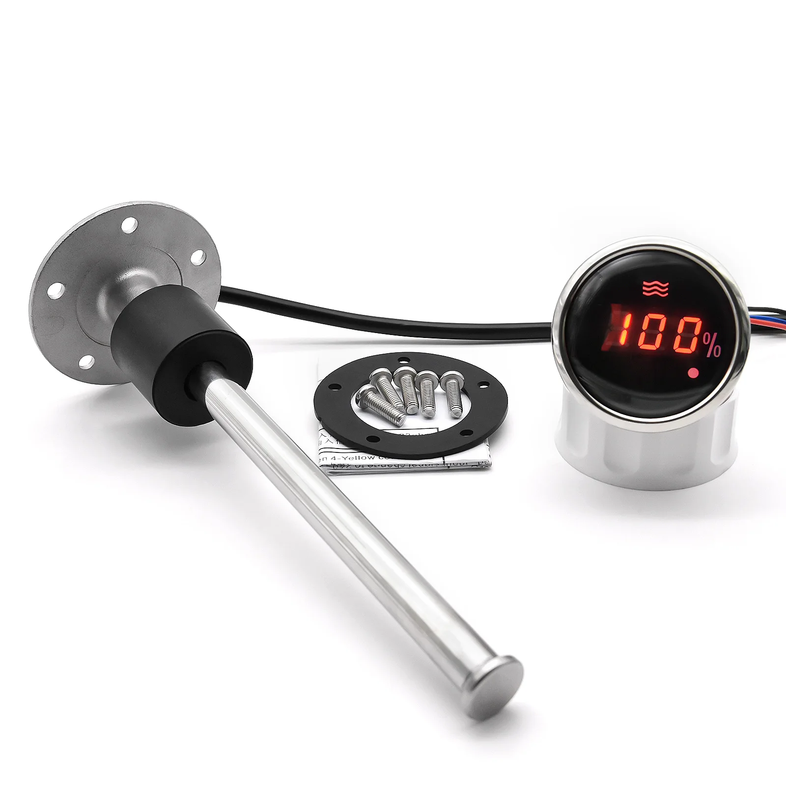 Medidor de nivel de agua AD 240-33 ohmios con alarma 12/24 V para barco - imagen 2