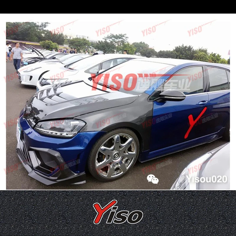 Paragolpes delantero fibra de carbono – VW Golf 7 R/GTI/R-Line - imagen 5