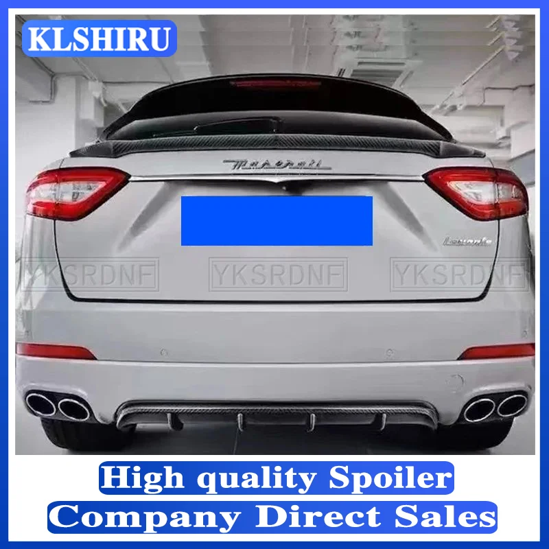 Difusor trasero de fibra de carbono para Maserati Levante 2016-2017