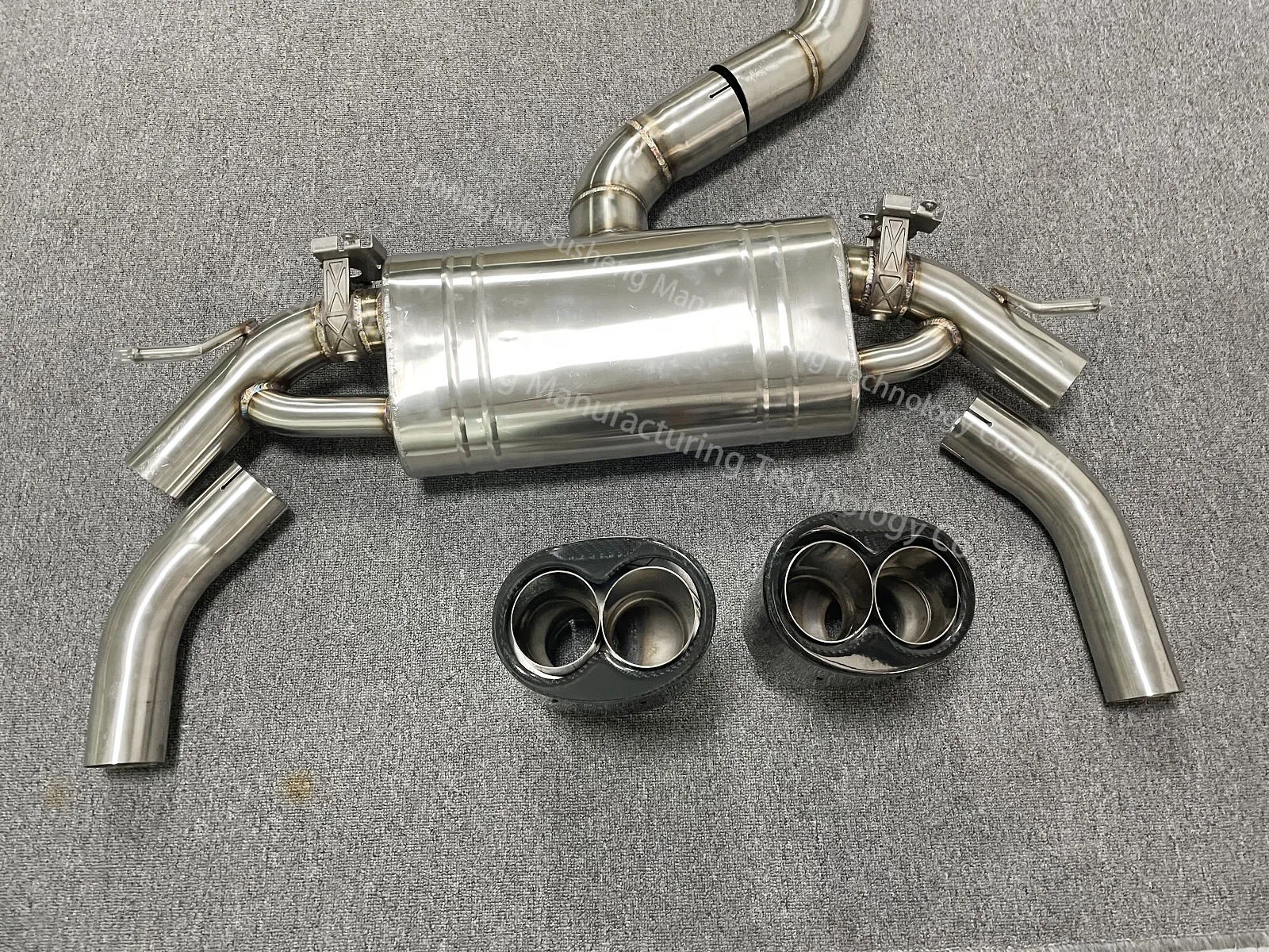 Catback de acero inoxidable para Audi RS3 2.5 T con silencioso - imagen 4