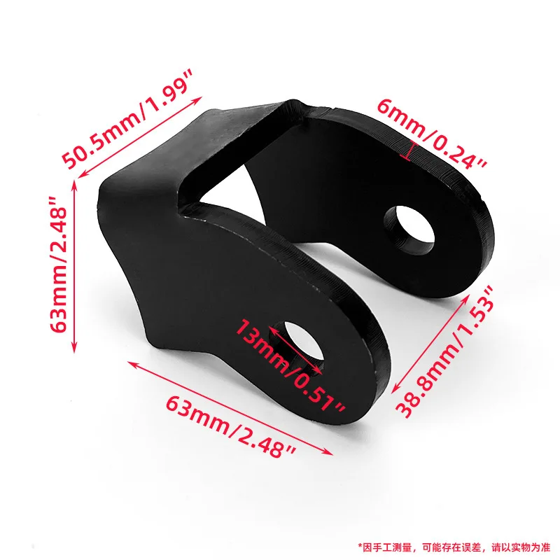 WELD ON Soporte curvo soldable para amortiguador - imagen 2