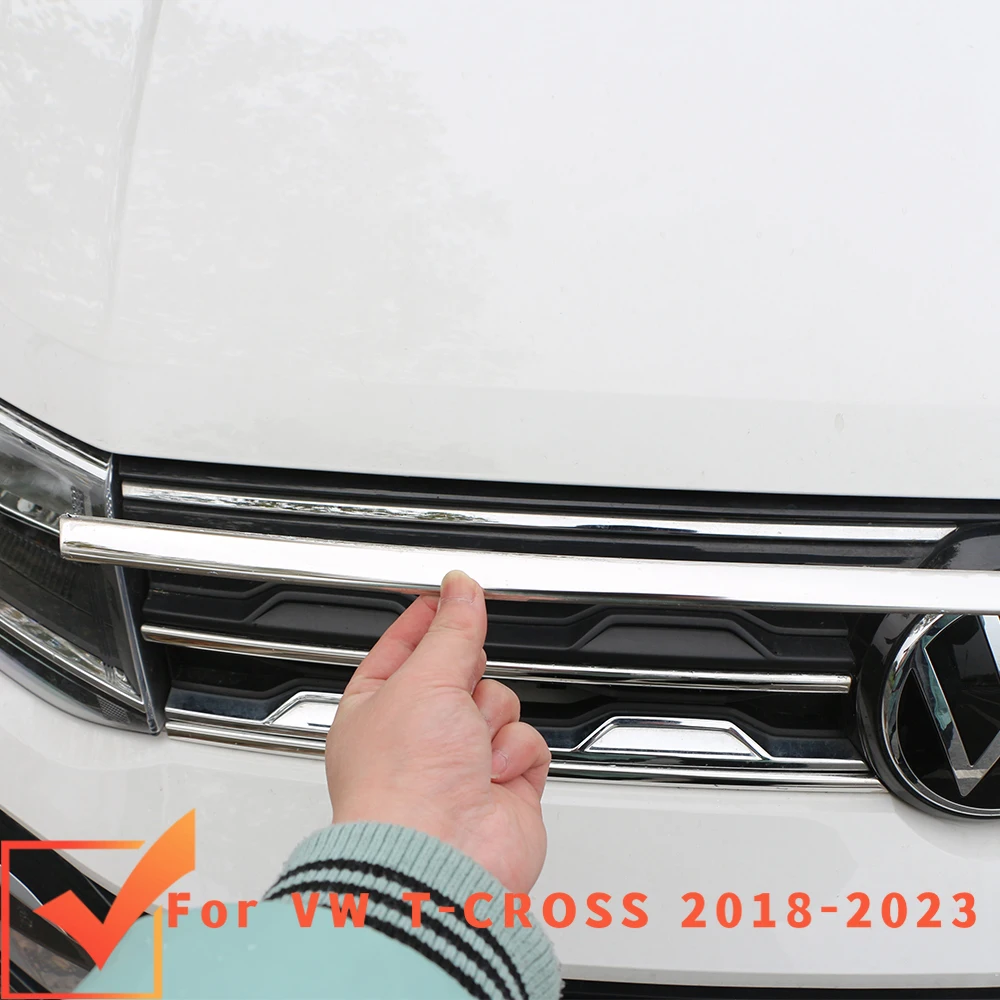 Moldura de rejilla delantera para Volkswagen T-Cross 2018-2023