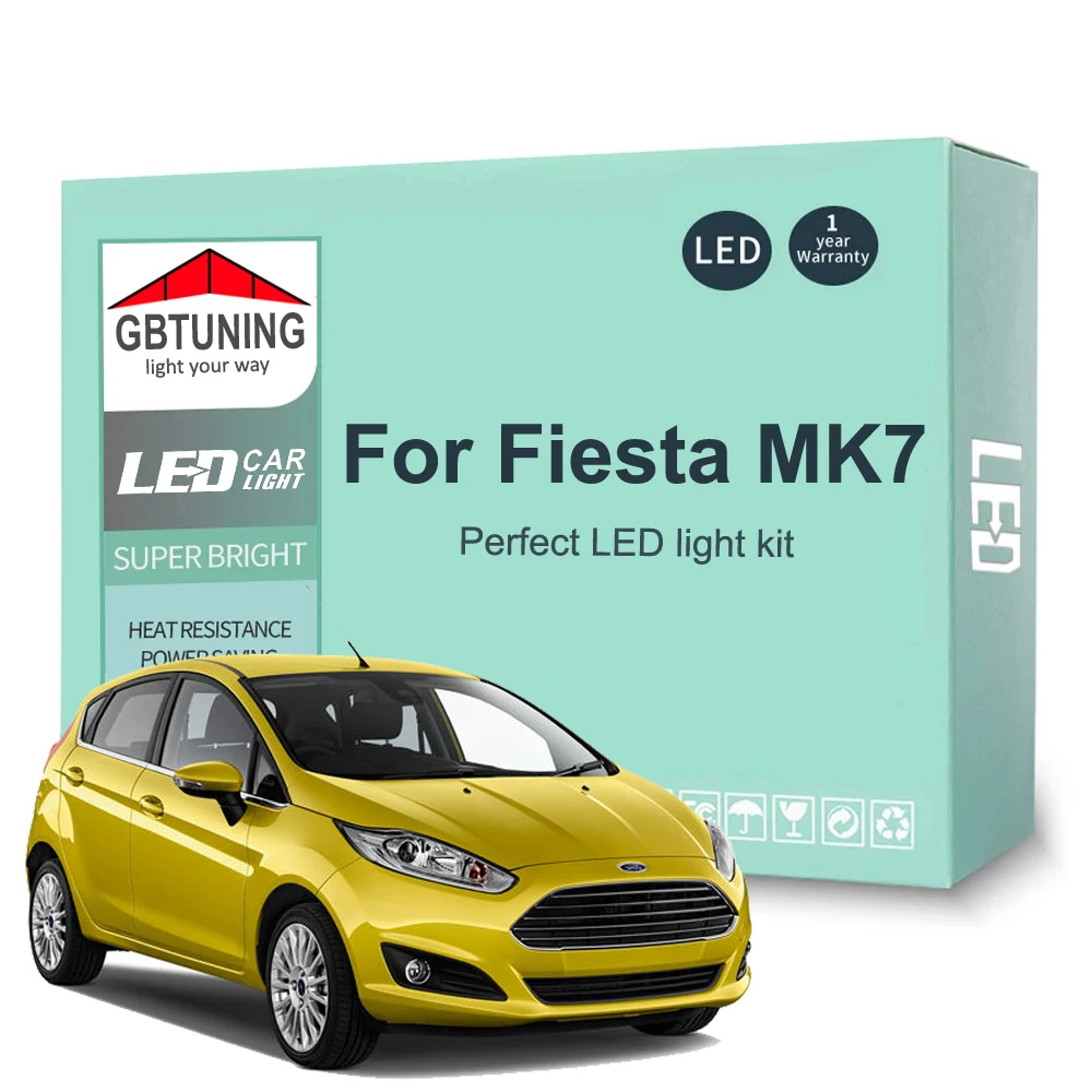 Kit bombillas LED interior Canbus para Ford Fiesta MK7 2008-2016