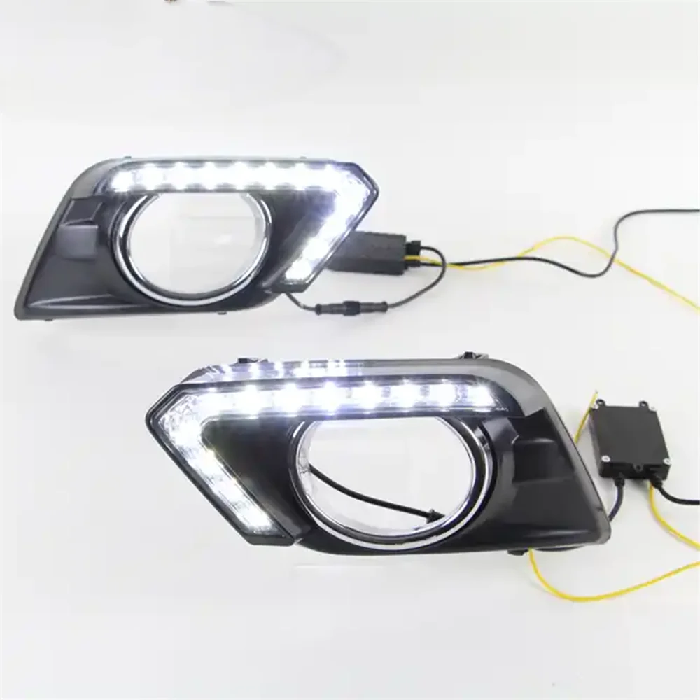 Nissan X-Trail Rogue 2014-2016 luz de circulación diurna LED delantera - imagen 5