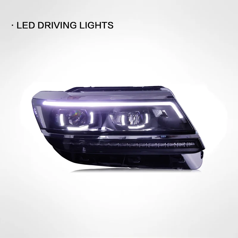 Faros LED Sewiyolin VW Tiguan L 2017-2019 DRL antiniebla PlugPlay - imagen 2