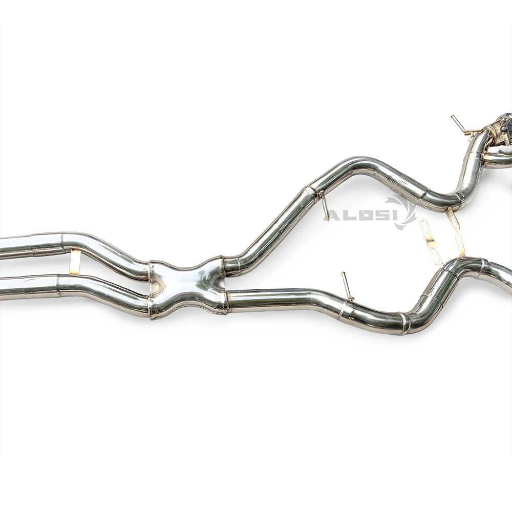 Escape cat-back BMW E90-E93 335i 3.0T N55 acero inoxidable válvula - imagen 4