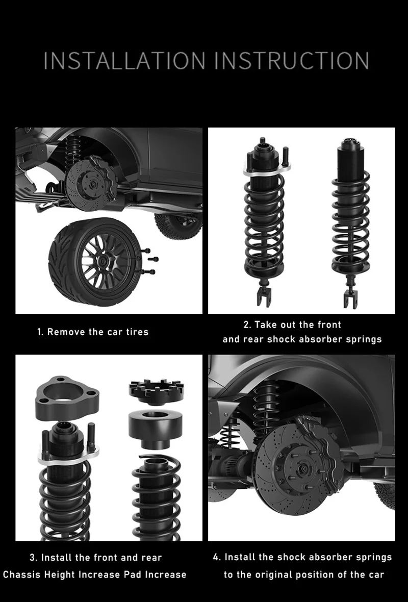 Kit elevación suspensión Teeze 50mm para BYD Leopard 5 Denza B5 - imagen 5