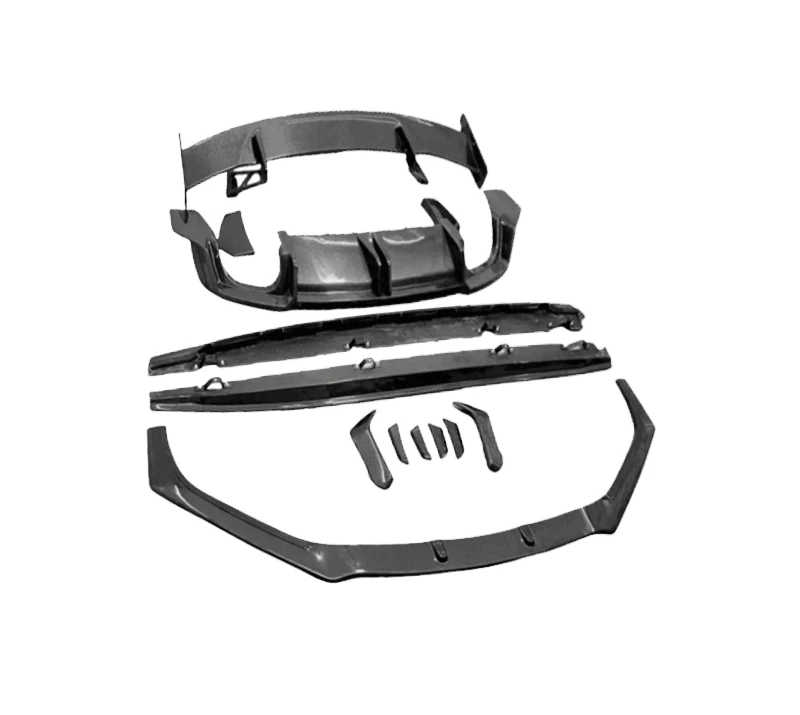Kit fibra carbono Audi TTRS MK3 alerón divisor lateral Canards - imagen 2