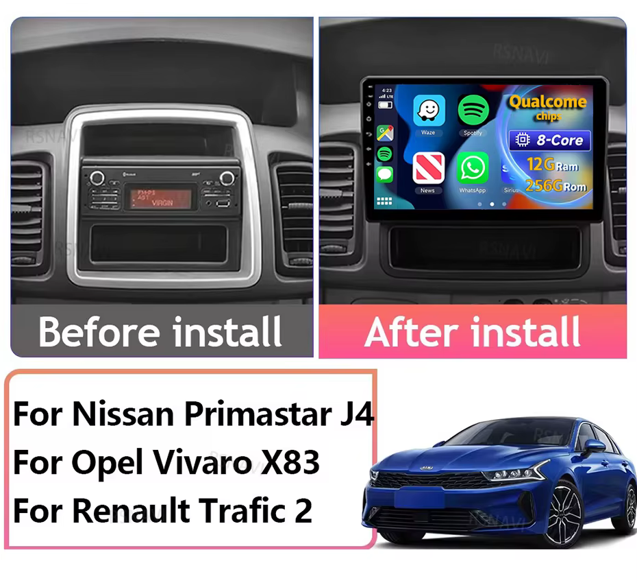 Pantalla del sistema multimedia RSNAVI Android 15
