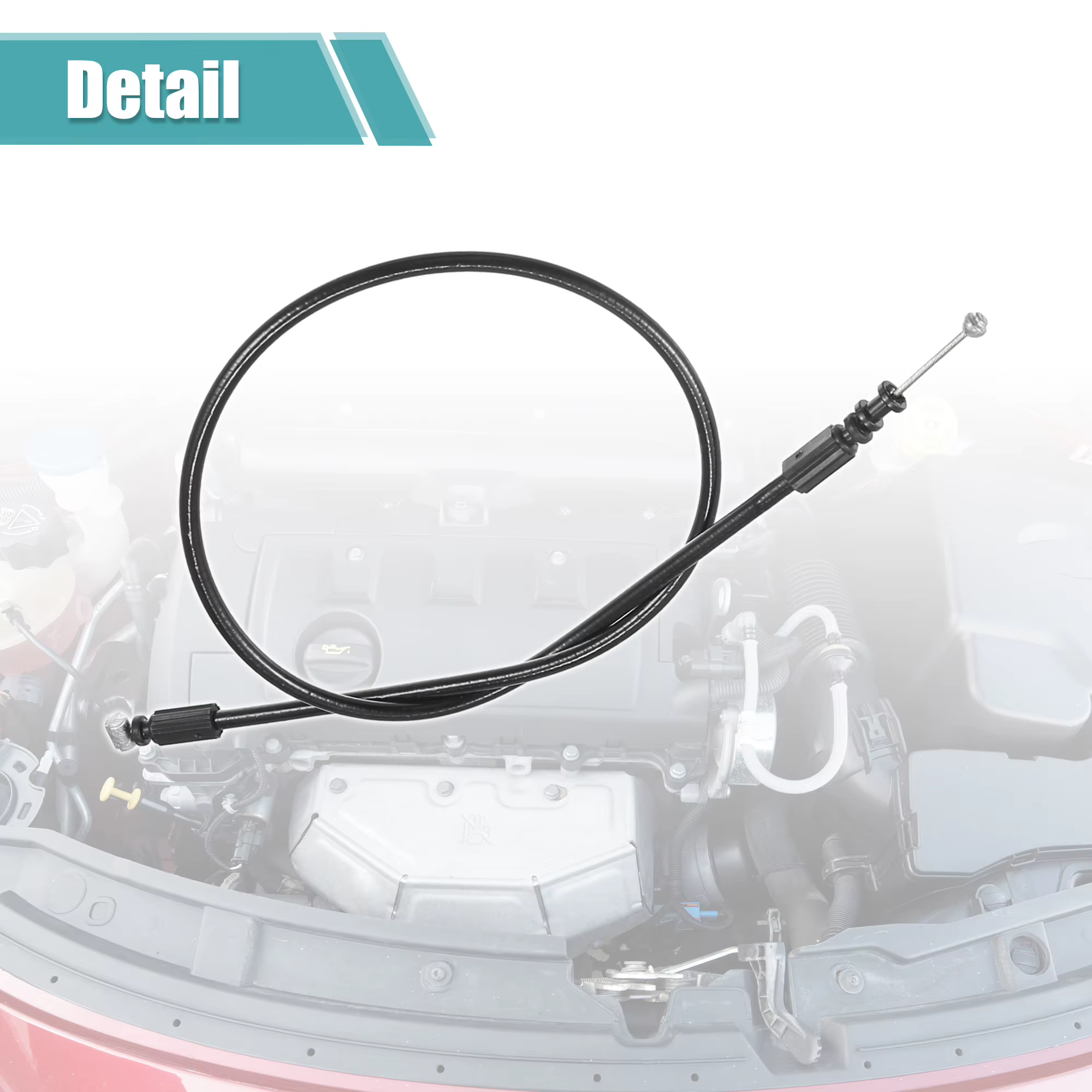 Cable de apertura de capó UXCELL T2H24630 para Jaguar XF 2016 - imagen 4