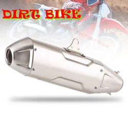 Tubo escape silenciador moto universal 51mm 2lados para KLX 250 CRF450 EXC