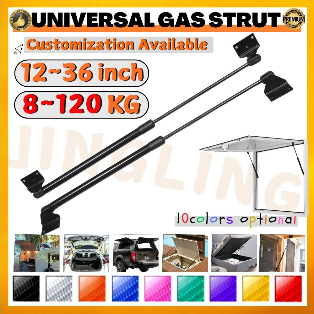 Amortiguador de gas universal para portón de camión y caravana