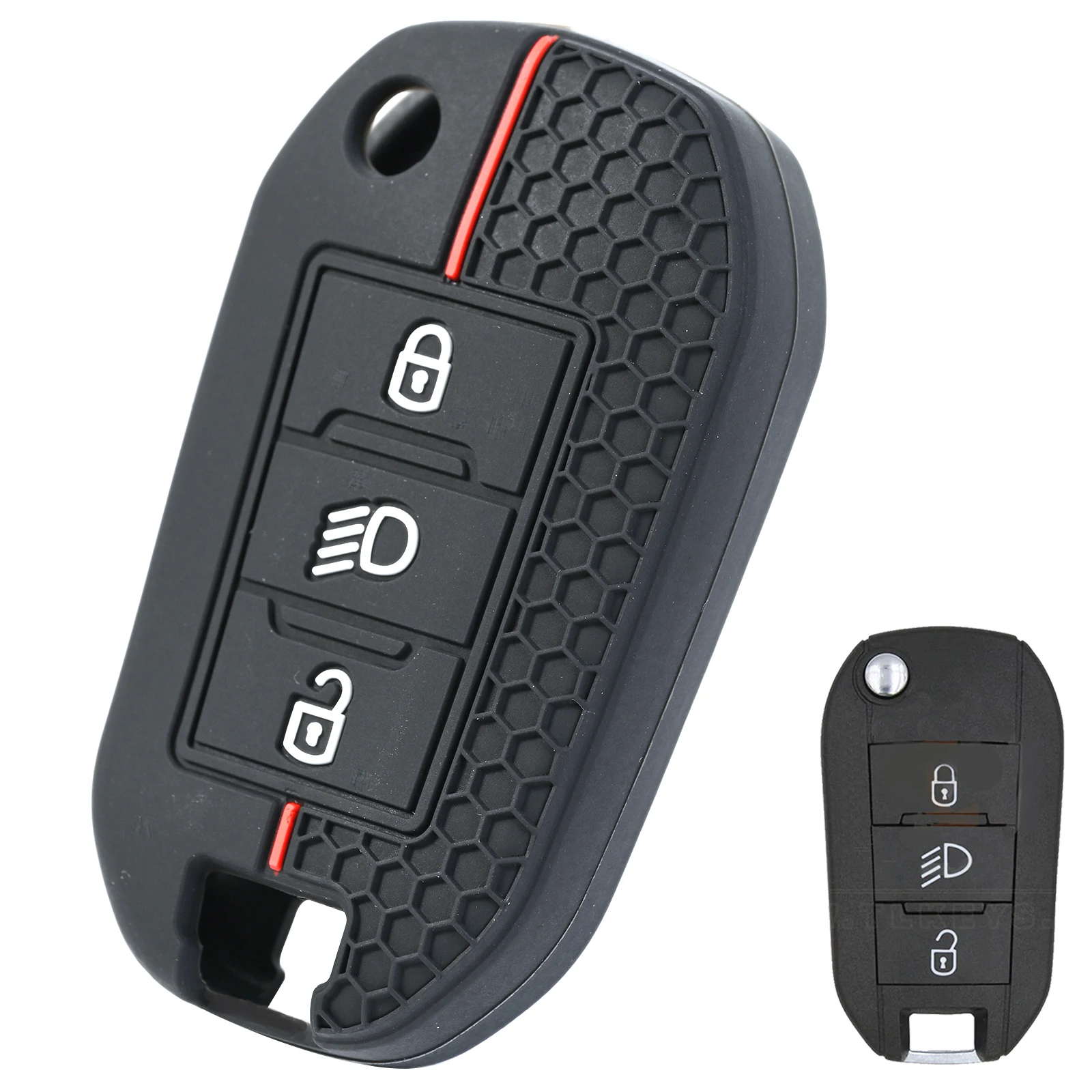 Mando llave inteligente 3 botones Peugeot Citroën 2022