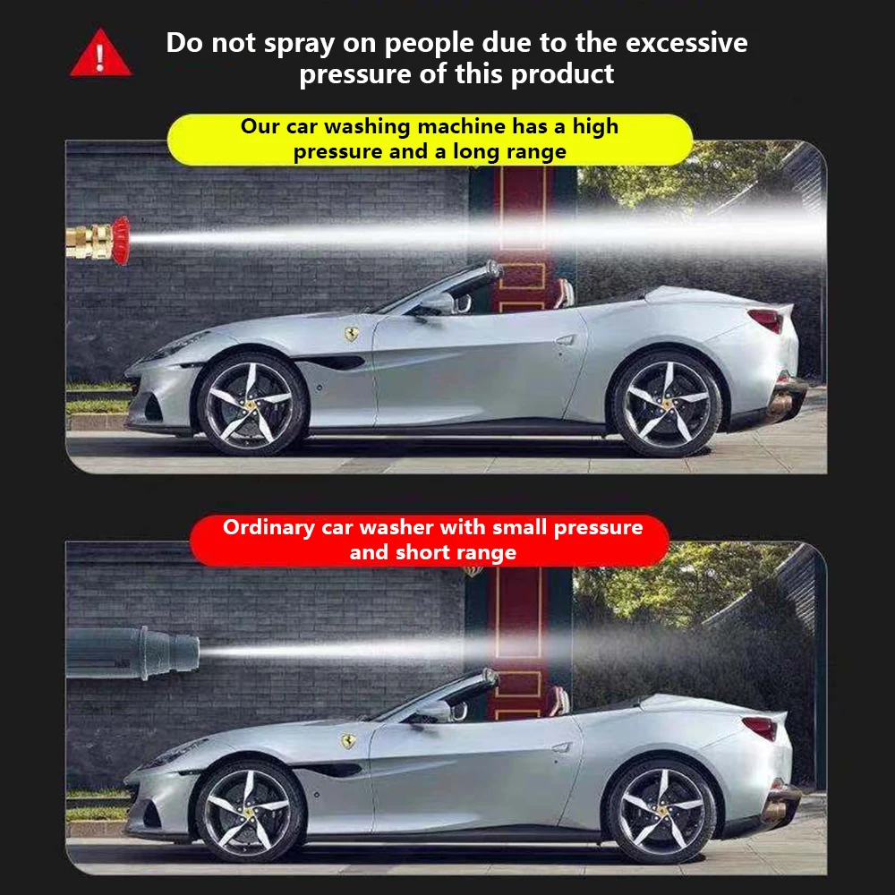 Pistola de agua inalámbrica alta presión para lavado coche y jardín - imagen 2