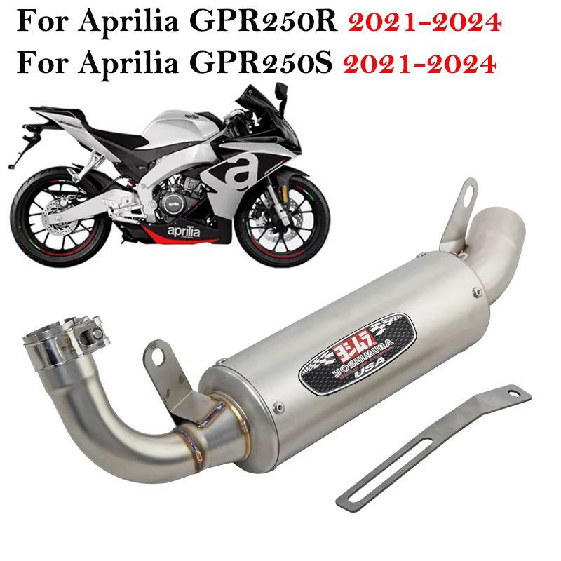 Kit escape medio 51mm para Aprilia GPR250R GPR250S 2021-2024