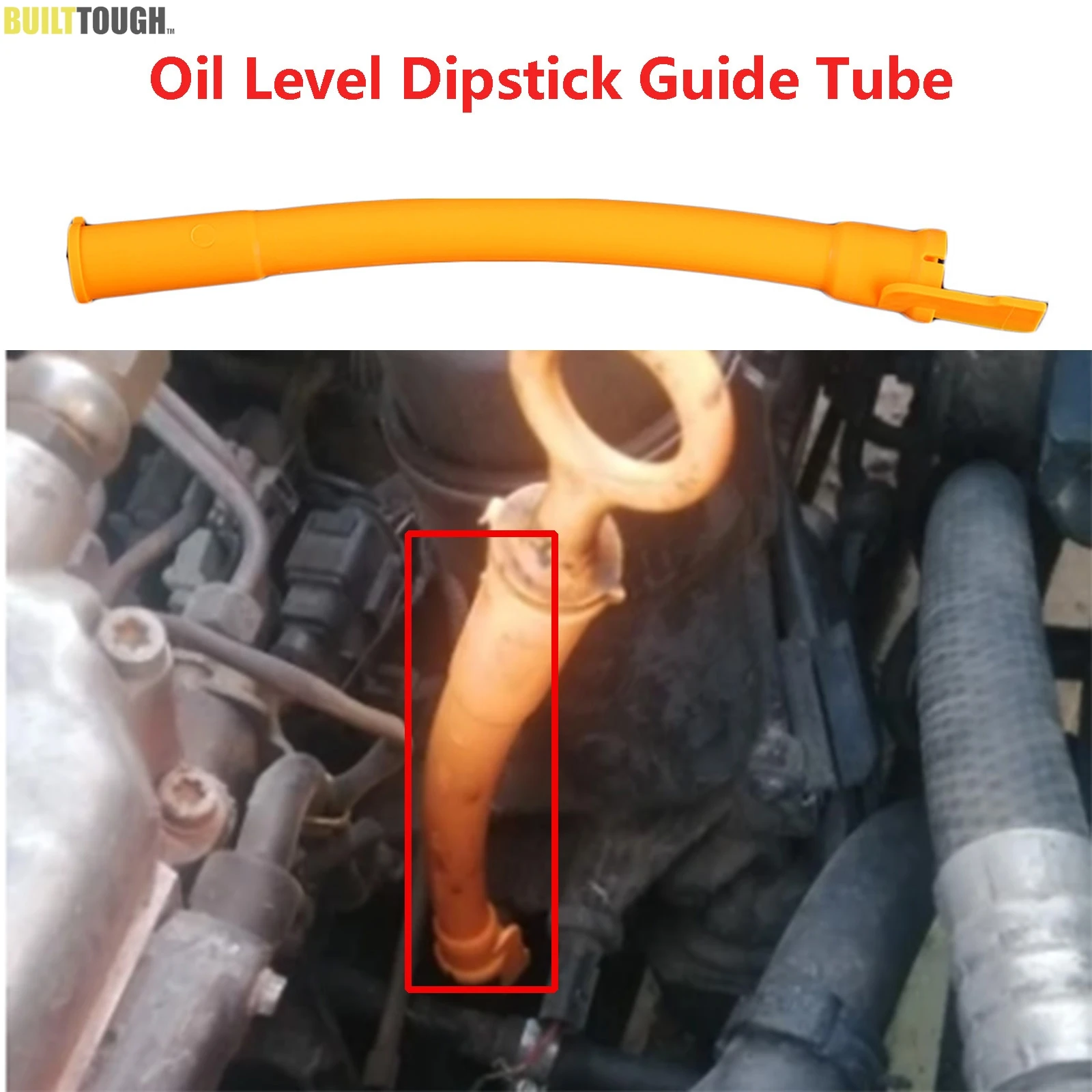 Tubo guía de varilla de aceite 038103663 para Audi A3, A4 y A6