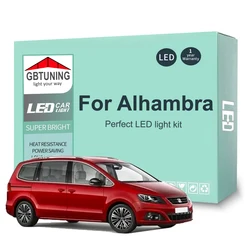 Kit de bombillas LED interiores CANBUS para Seat Alhambra 2001-2017