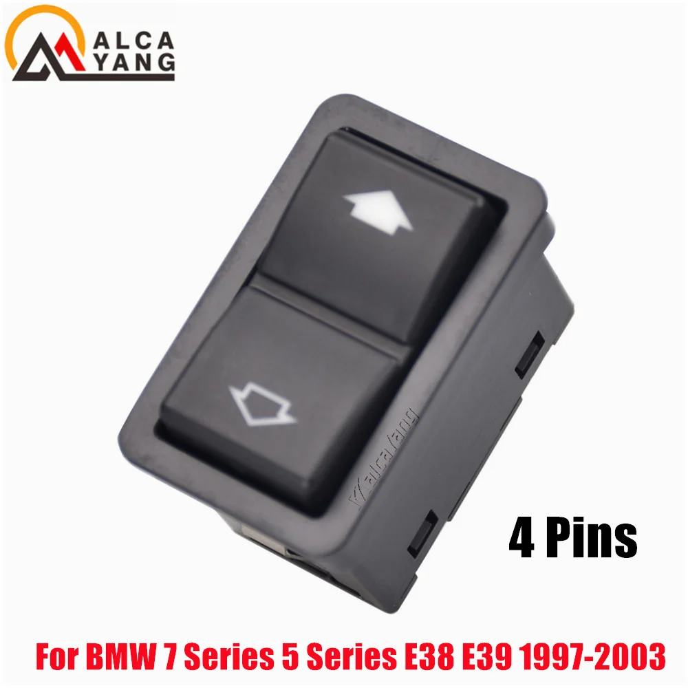 Interruptor elevador de ventana derecha para BMW E38 E39 1997-2003 - imagen 3