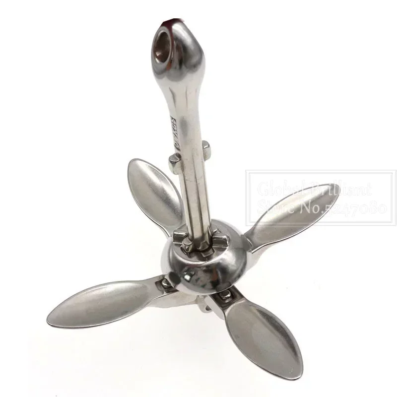Ancla marina de acero inoxidable para barco, kayak y bote de pesca - imagen 5