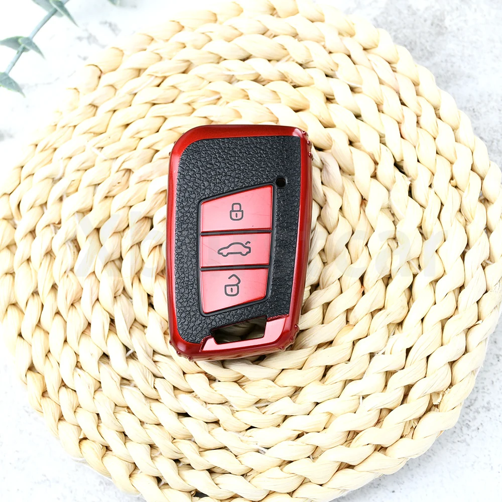 Funda protectora de llave TPU para Skoda Superb, Kodiaq y VW Passat B8 - imagen 5