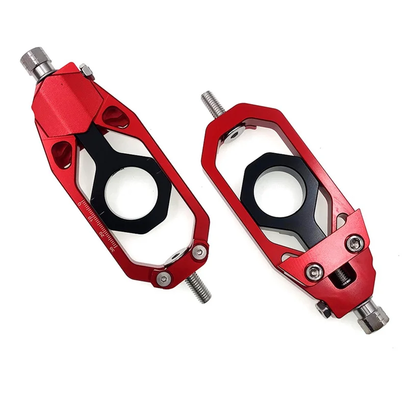 Reguladores de cadena trasera rojos para Yamaha TMAX 530/560 - imagen 4