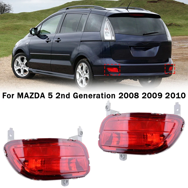 Piloto antiniebla trasero para parachoques Mazda 5 II 2008-2010