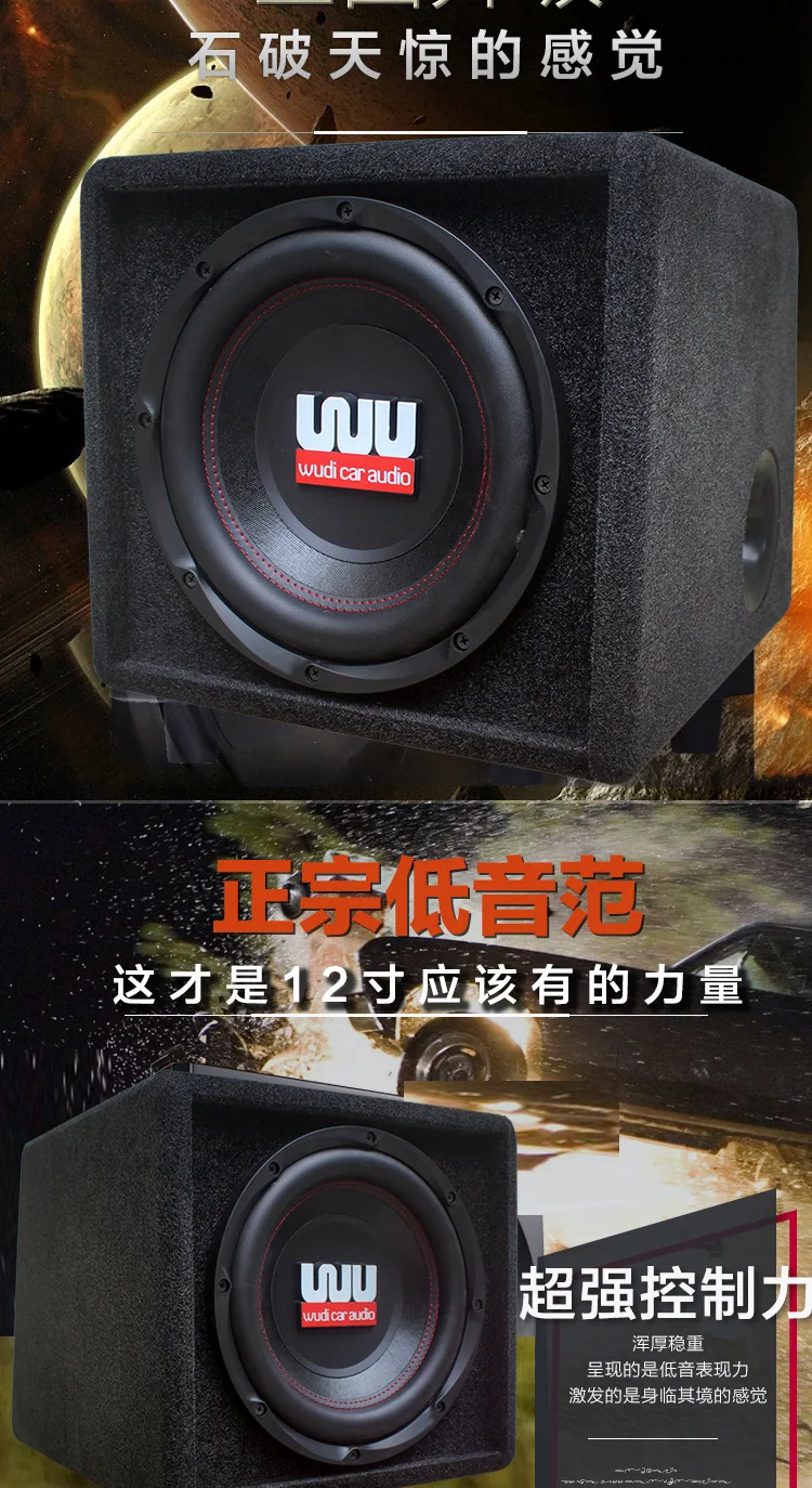 Subwoofer coche pasivo 10 y 12 pulgadas doble bobina de voz - imagen 4