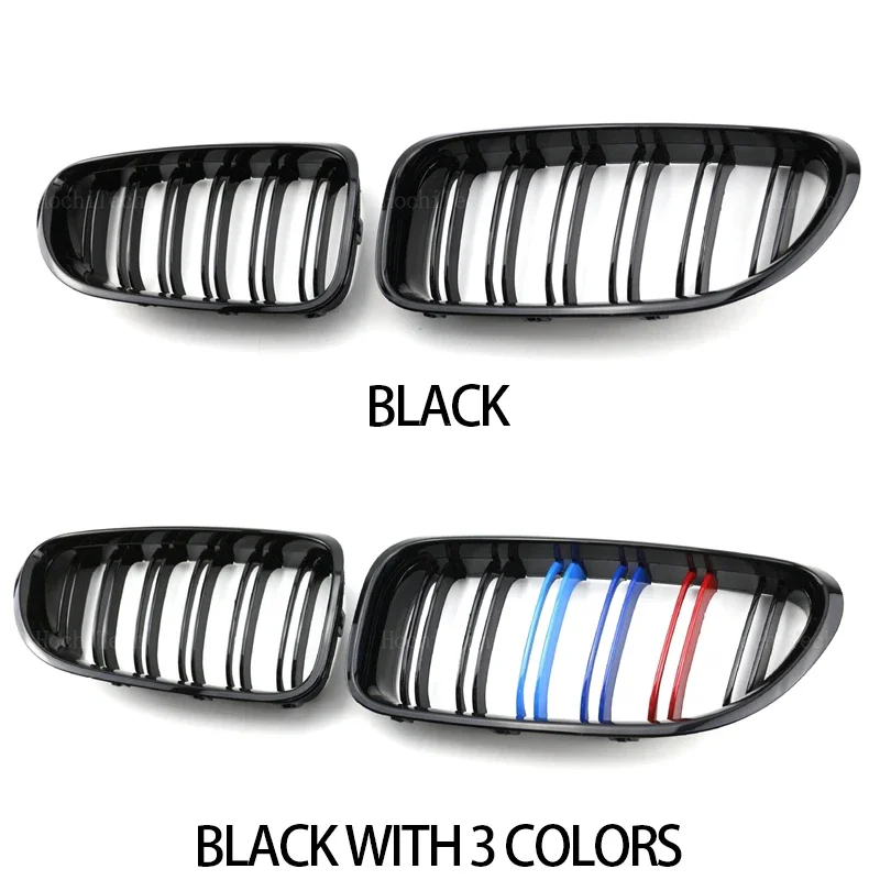Rejilla delantera BMW Serie 6 F06 F12 F13 doble riñón brillante - imagen 3